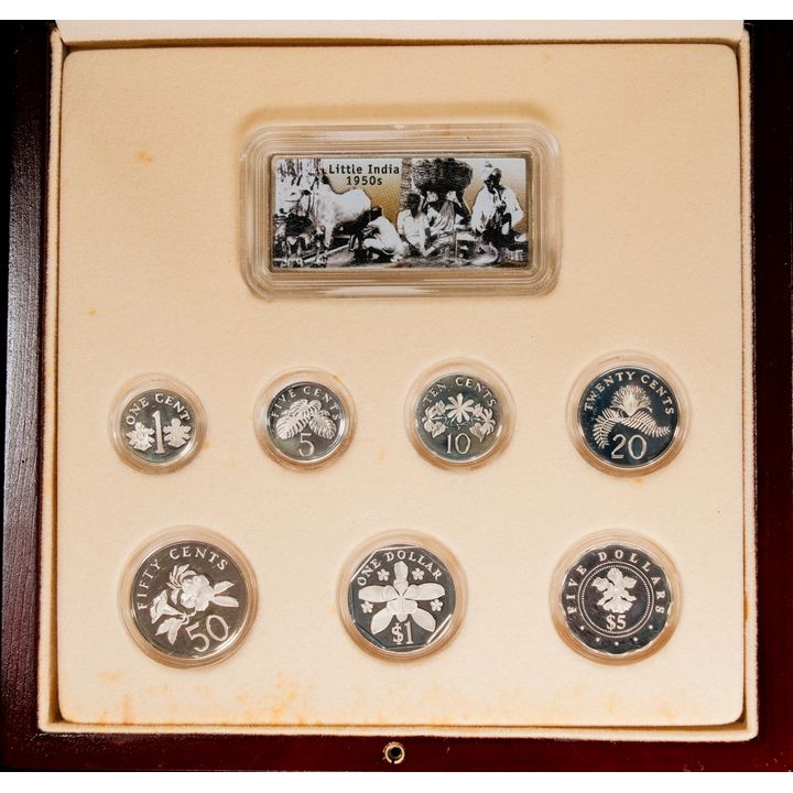 Singapore 2001,2002 Sterling Silver Proof Coin Set Total 2set