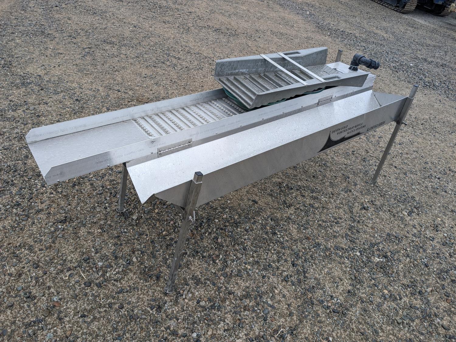 Devin Gold Vortex Drop Riffle Gold Washing Sluice System [24FM03001-214 ...