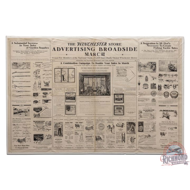 The Winchester Store Advertising Broadside March Advertising Poster