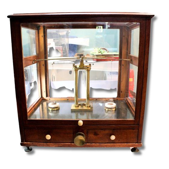 Australia / Great Britain 19th Century Precision Gold Scales by L Oertling, London