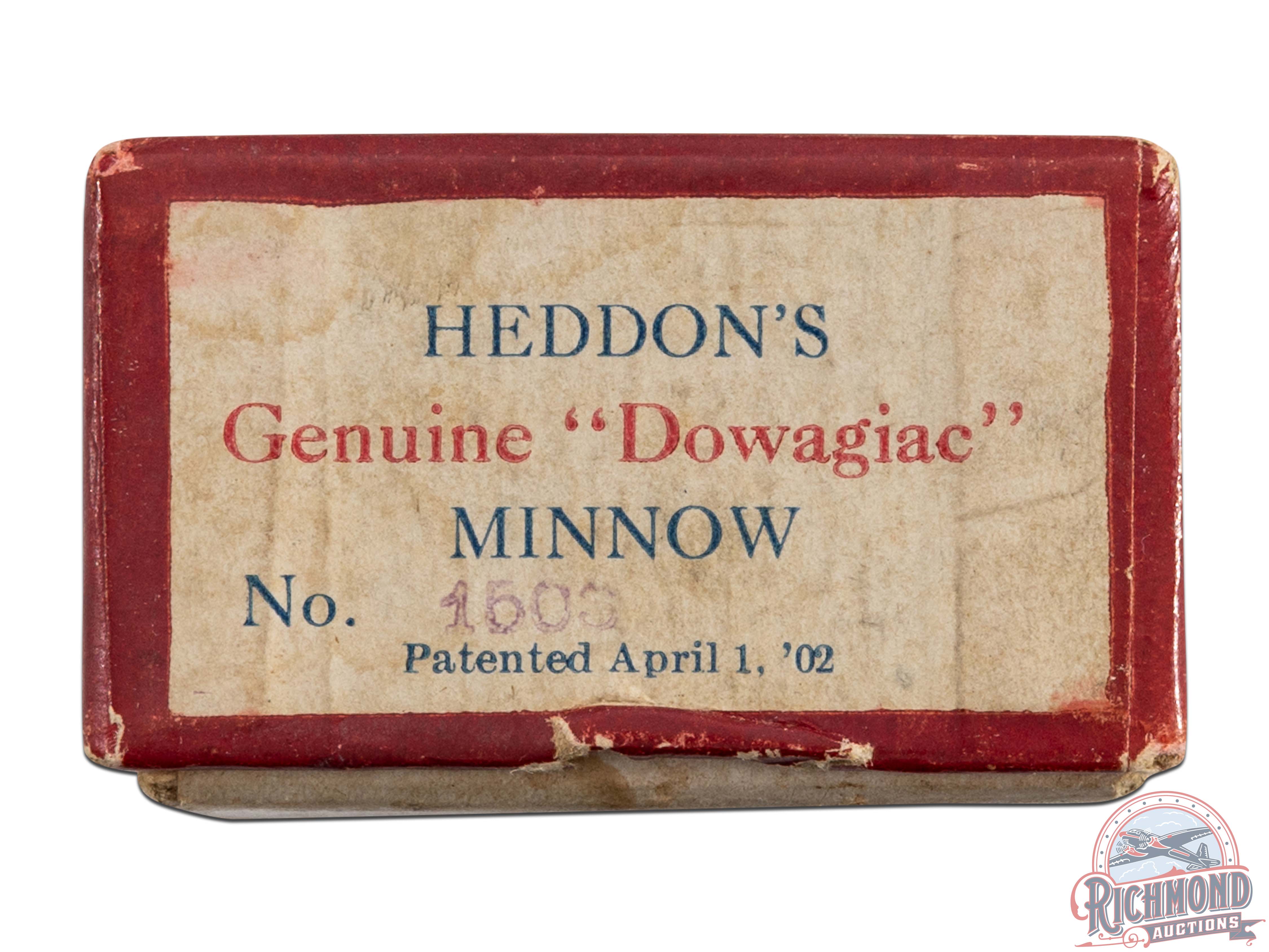 Heddon Dummy Double #1500 Fishing Lure | Richmond Auctions