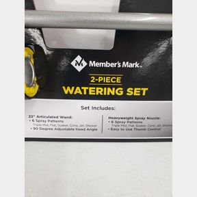 Member's Mark 2-Pc. Watering Set, Spray Wand and Nozzle