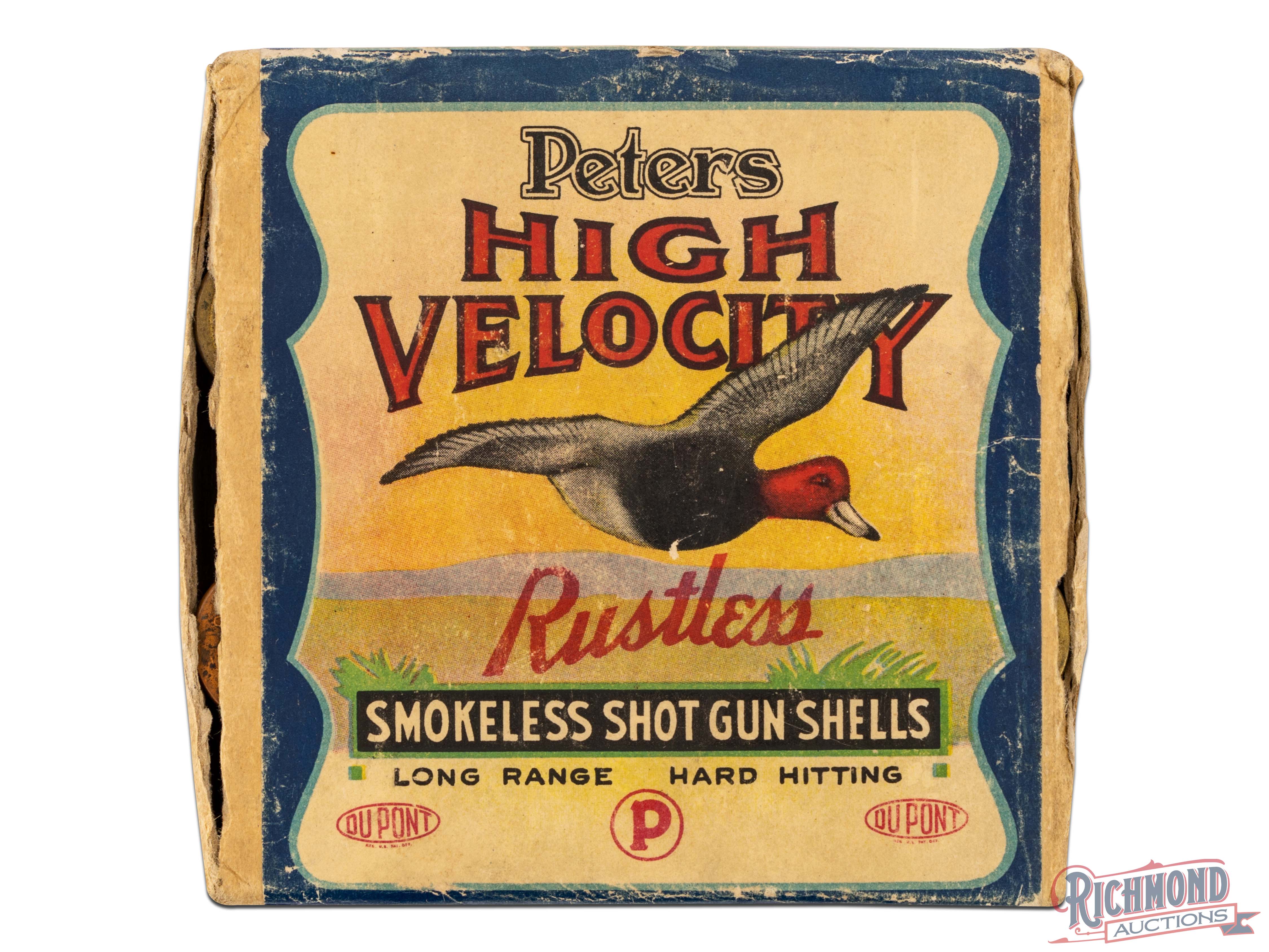 Peters High Velocity Red Head Rustless Paper Smokeless Shot Gun Shells ...