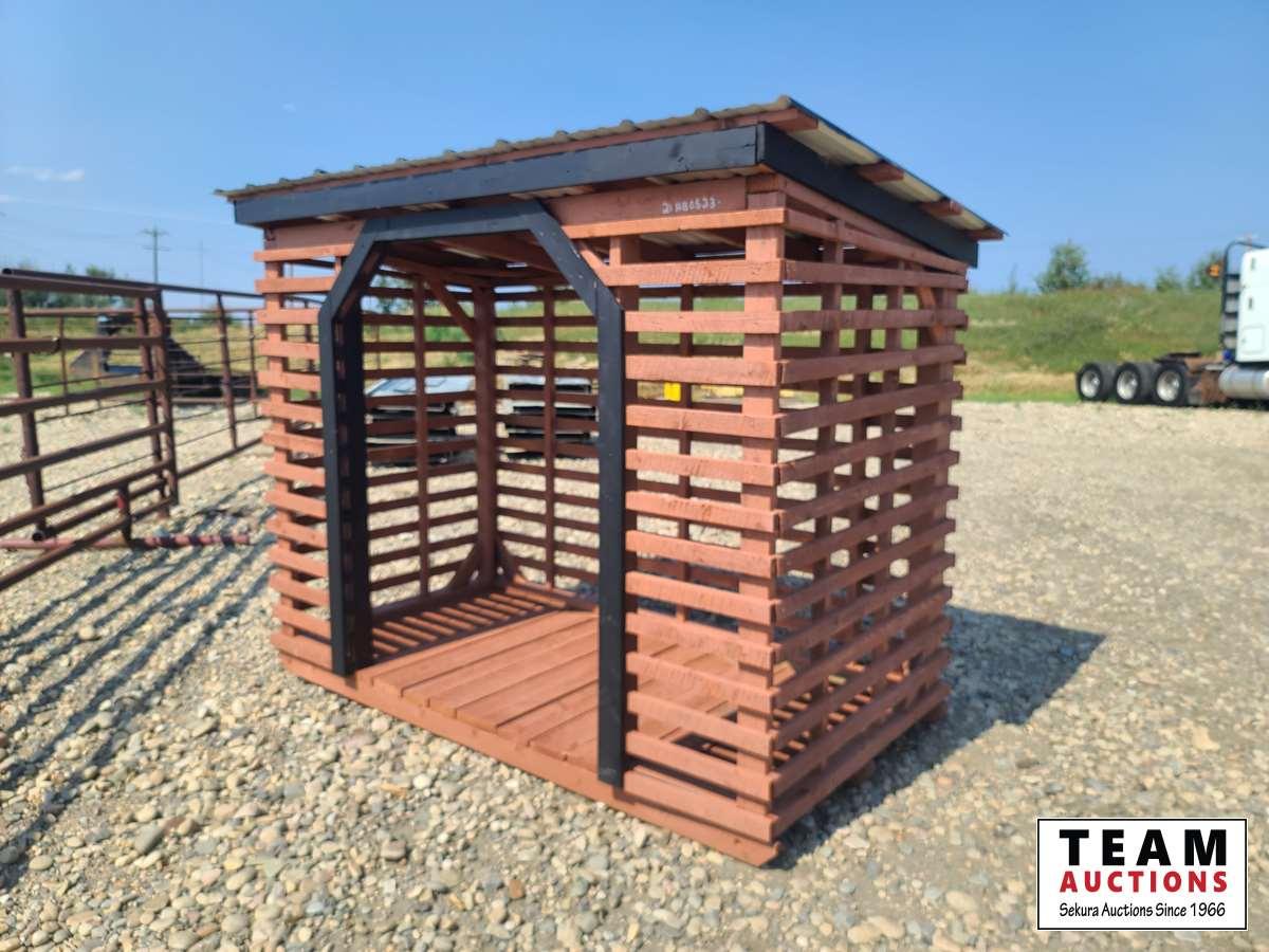 5 Ft X 8 Ft Wooden Shed [21HB0523-001] | Team Auctions