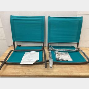 StyleWell - Mix and Match Stationary Sling Outdoor Dining Chairs - 2 Pair