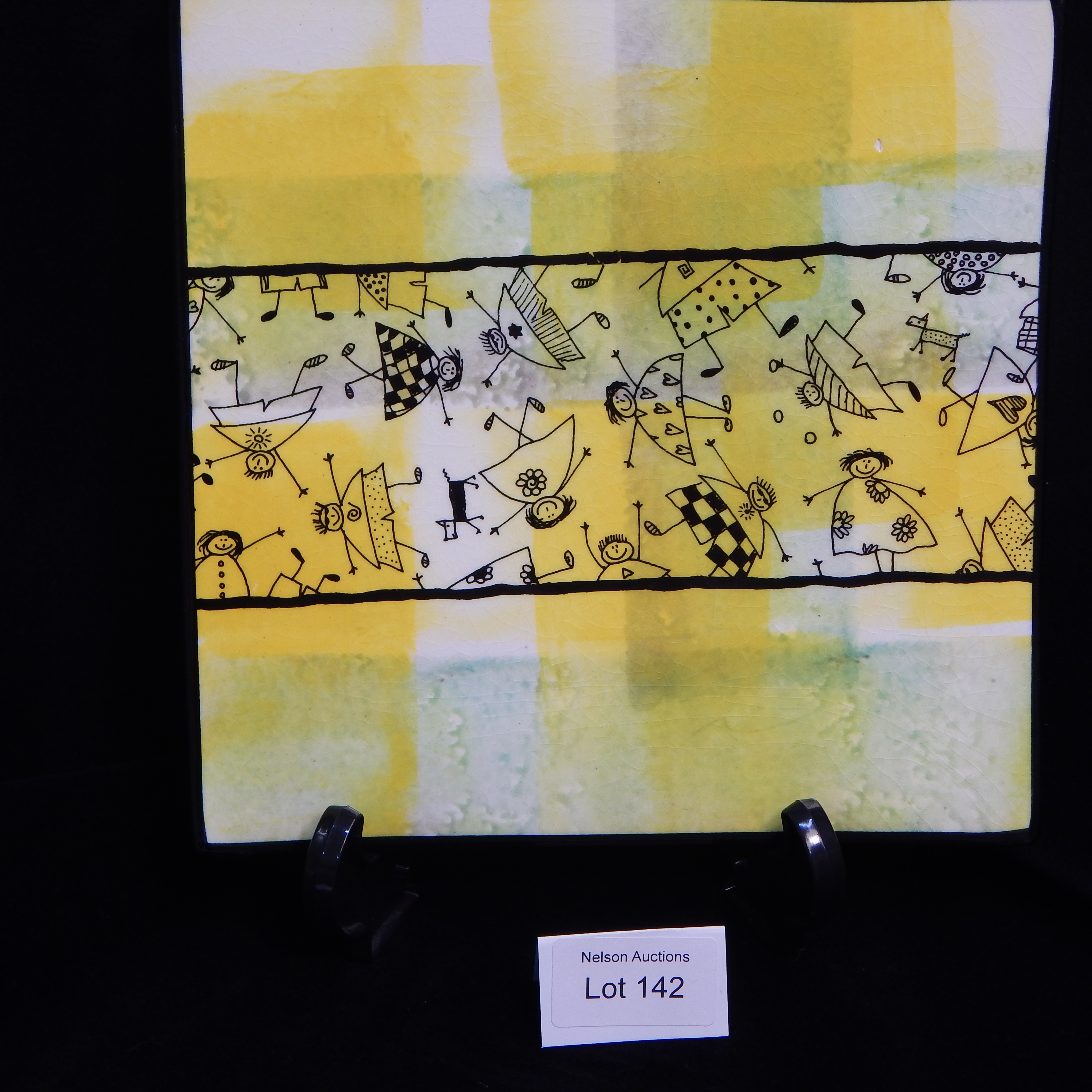 Owen Bartlett (Nelson) - Handmade square platter — sold at auction in New Zealand for $15