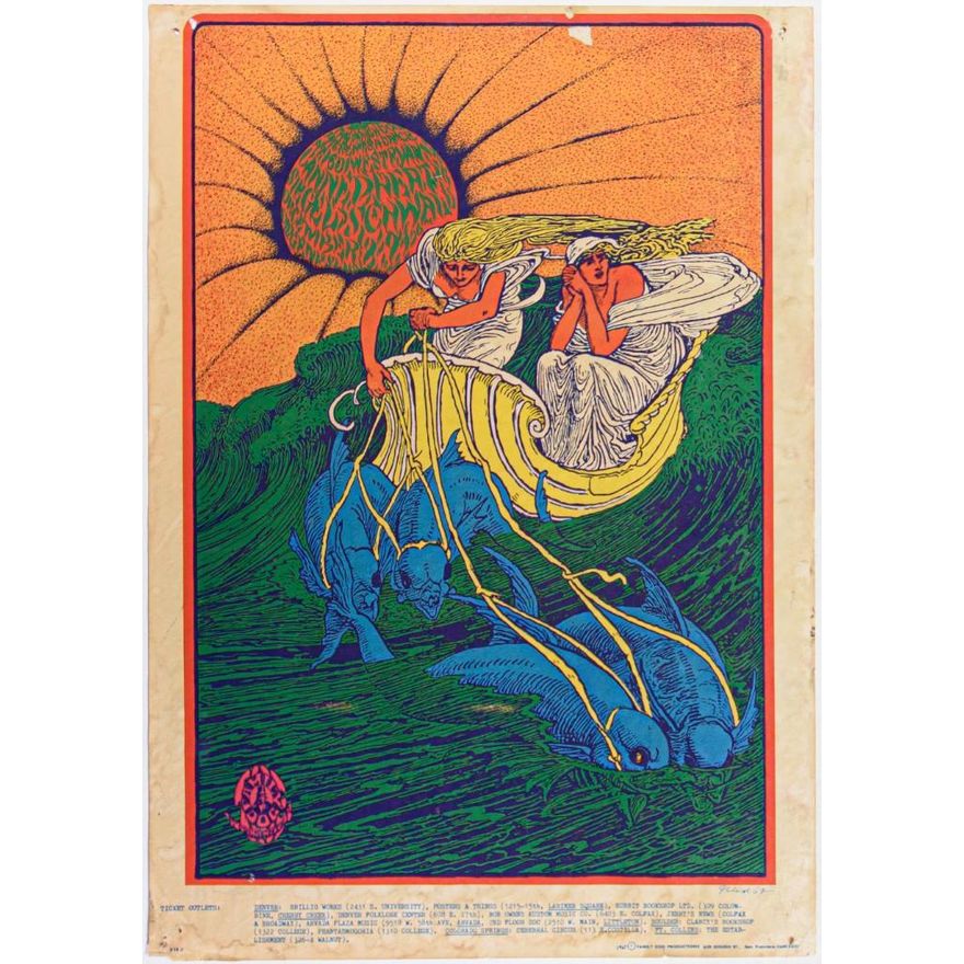 1967 FD-D14 Canned Heat 1601 W Evans Street Denver Poster Extra Fine 60