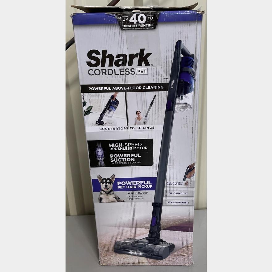 Shark IX141 Pet Cordless Stick Vacuum with XL Dust Cup, LED Headlights ...