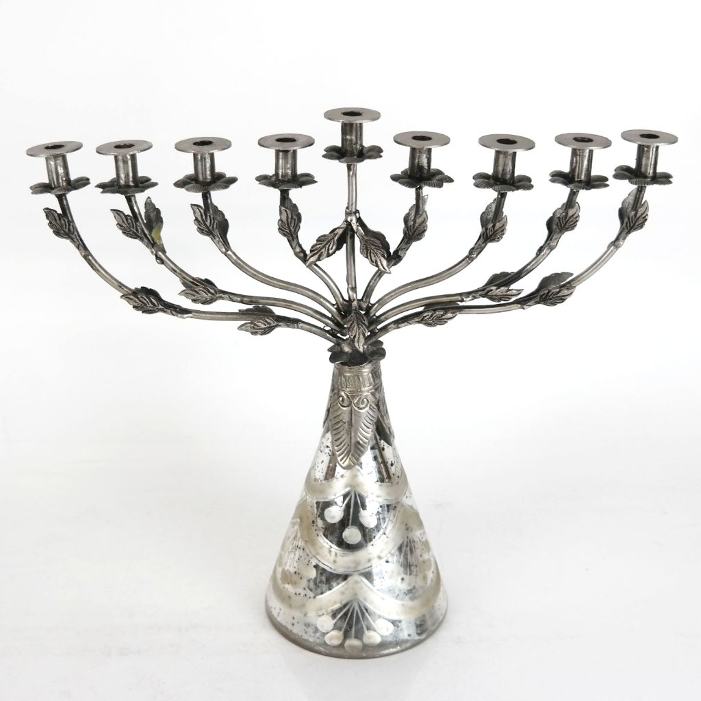 Two Metal Menorahs Roland Auctions