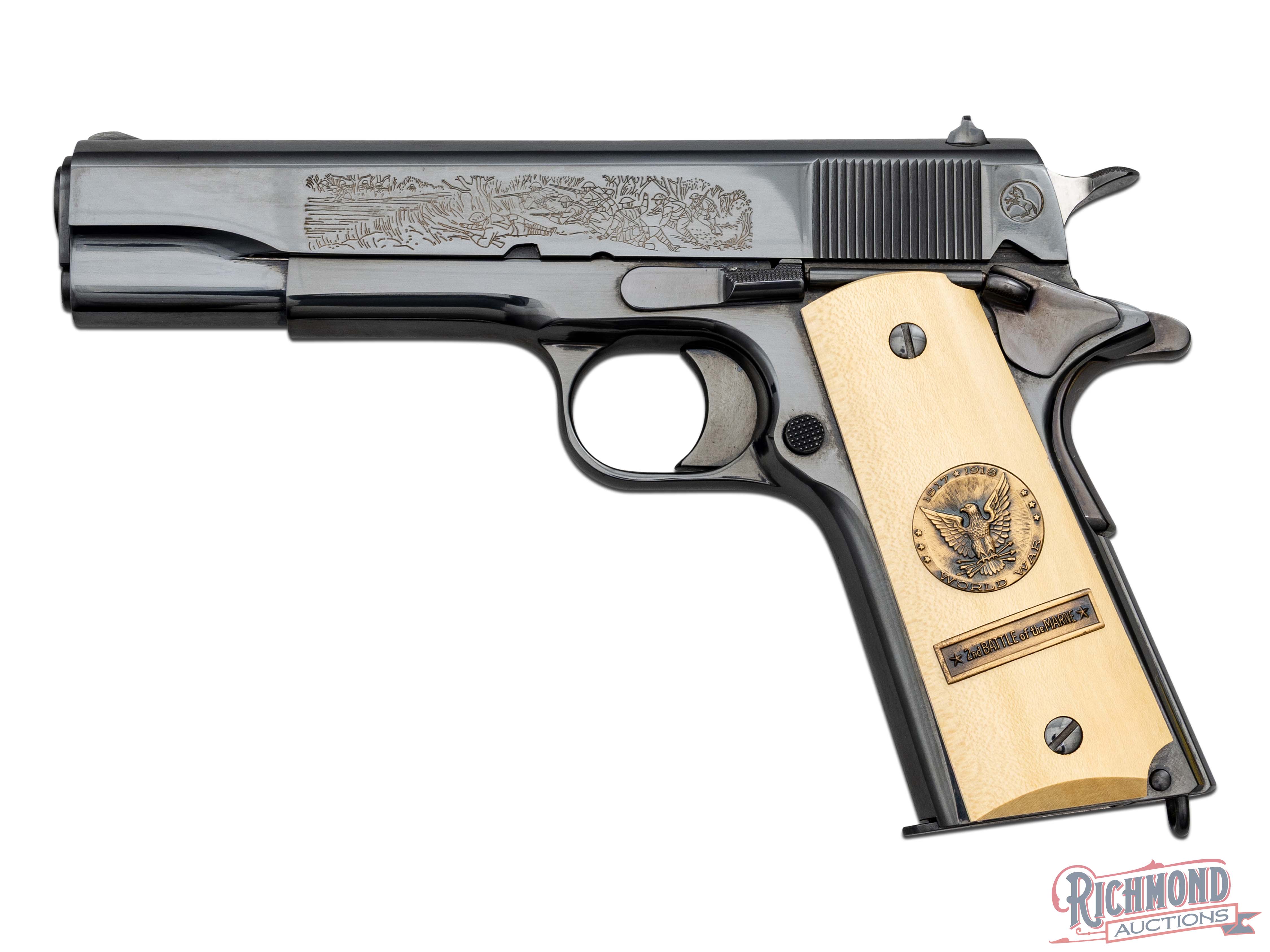 1967 Colt 1911 WWI Commemorative 2nd Battle of Marne .45 ACP Semi