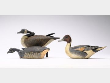 3 miniatures, Reggie Birch, Chincoteague, Virginia