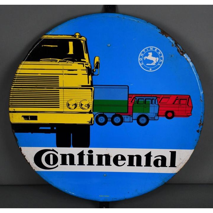 Continental (tires) w/Images Metal Sign