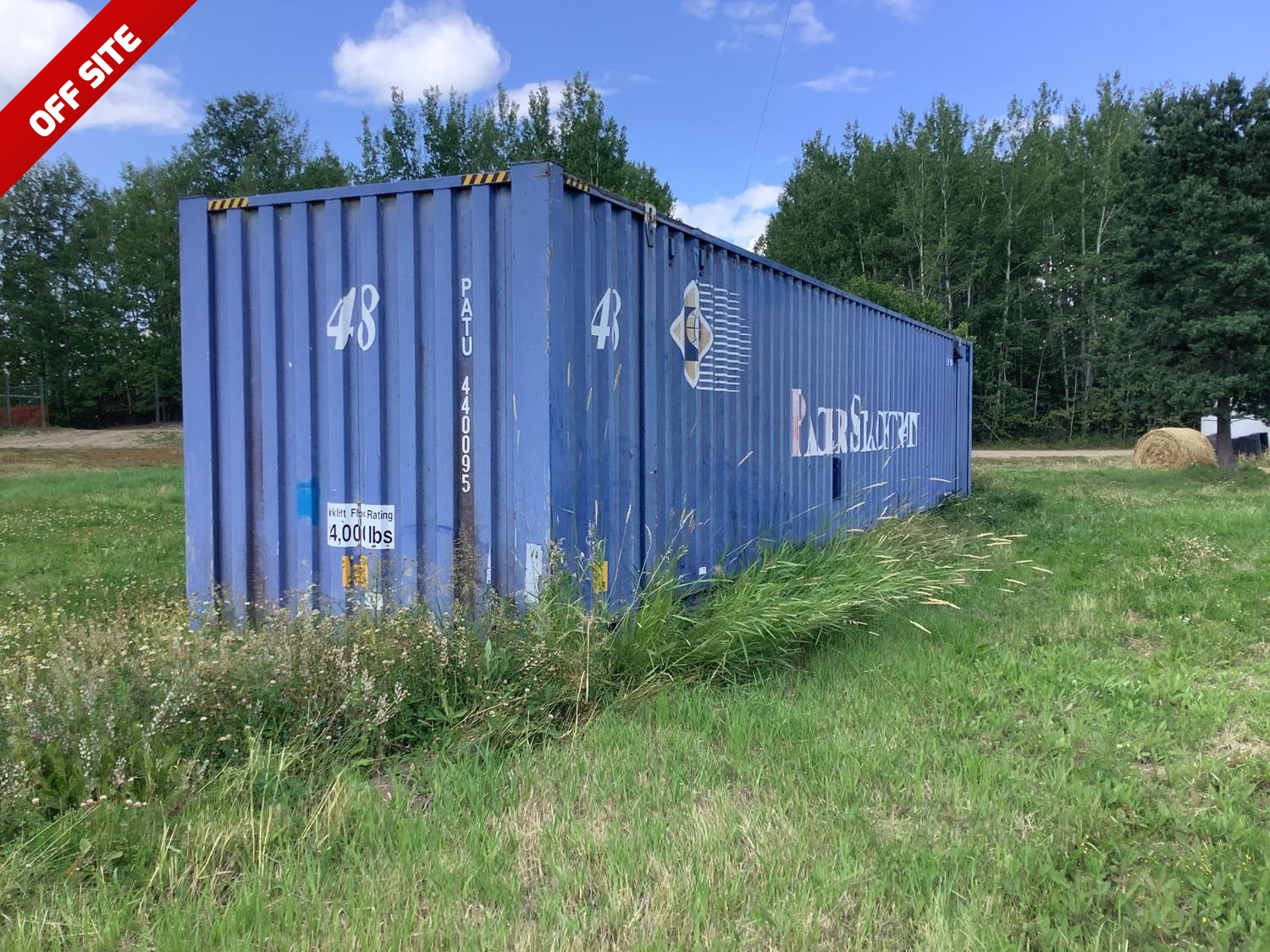 2001 48 Ft Blue Shipping Container [24HD05020-001] | Team Auctions