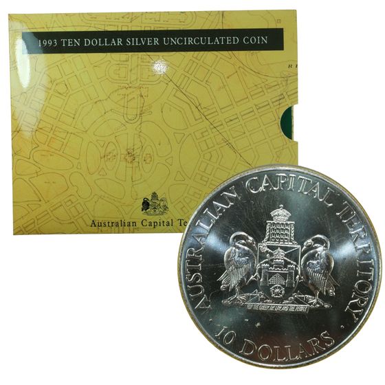 Australia 1993 'ACT' $10 Silver (925), Uncirculated