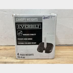 Everbilt - Canopy-Pop Up Tent Weight Plates - 4 Pieces