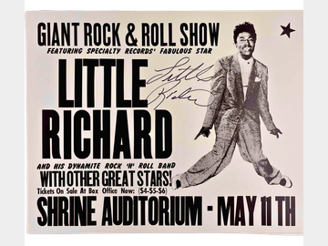 Little Richard In-Person Signed 20" x 16" Poster (Third Party Guaranteed)