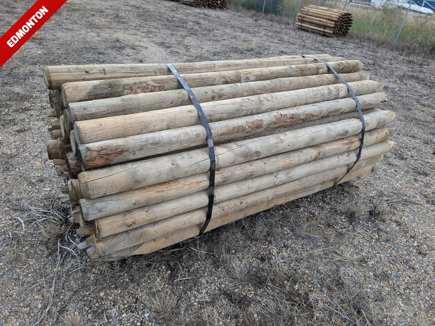 (70) 4-5 Inch X 8 Ft Treated Chiselled Posts [25BF10791-010] | Team ...