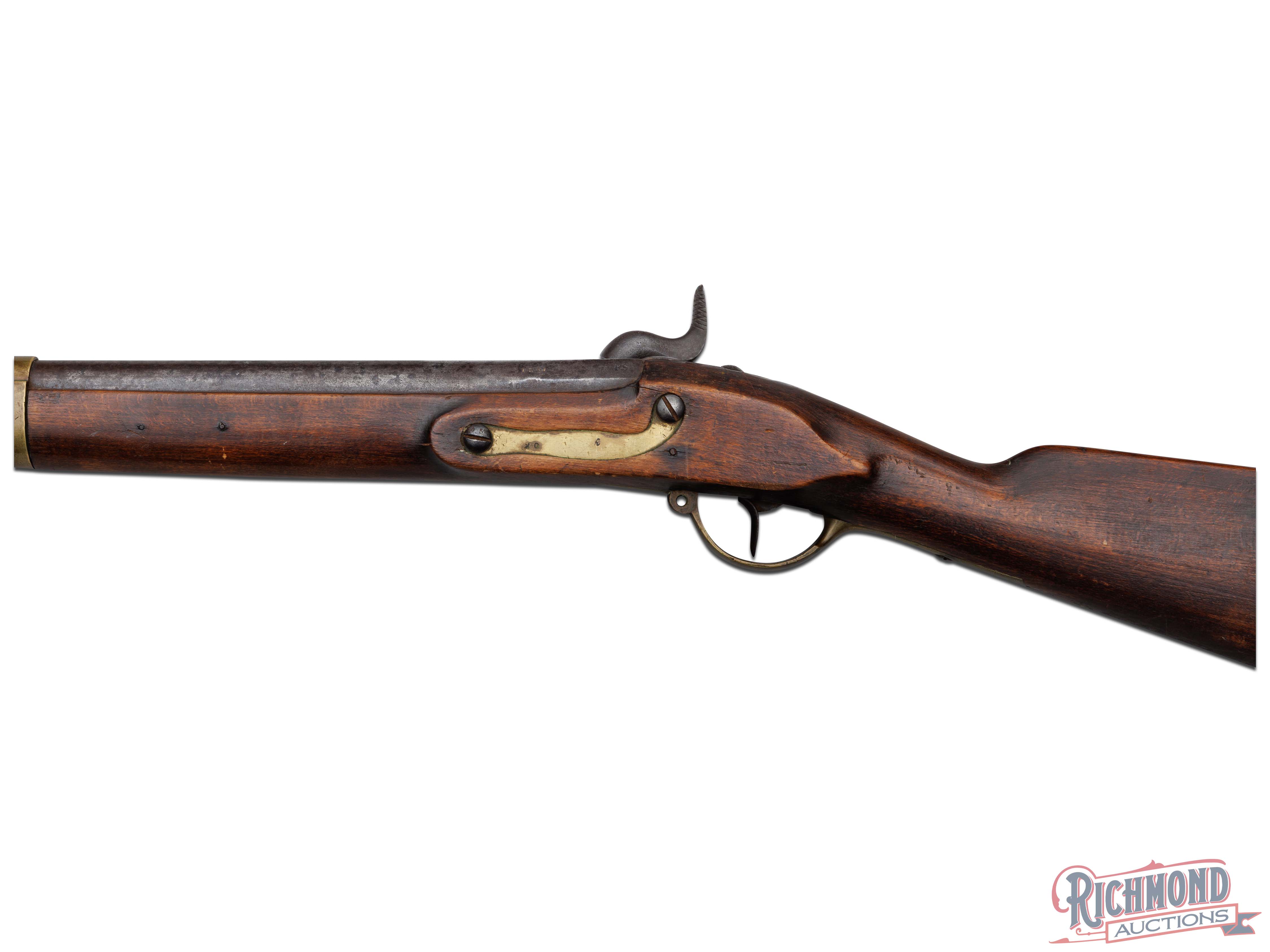 Civil War Era Potsdam Style 75 Caliber Smoothbore Percussion Musket ...