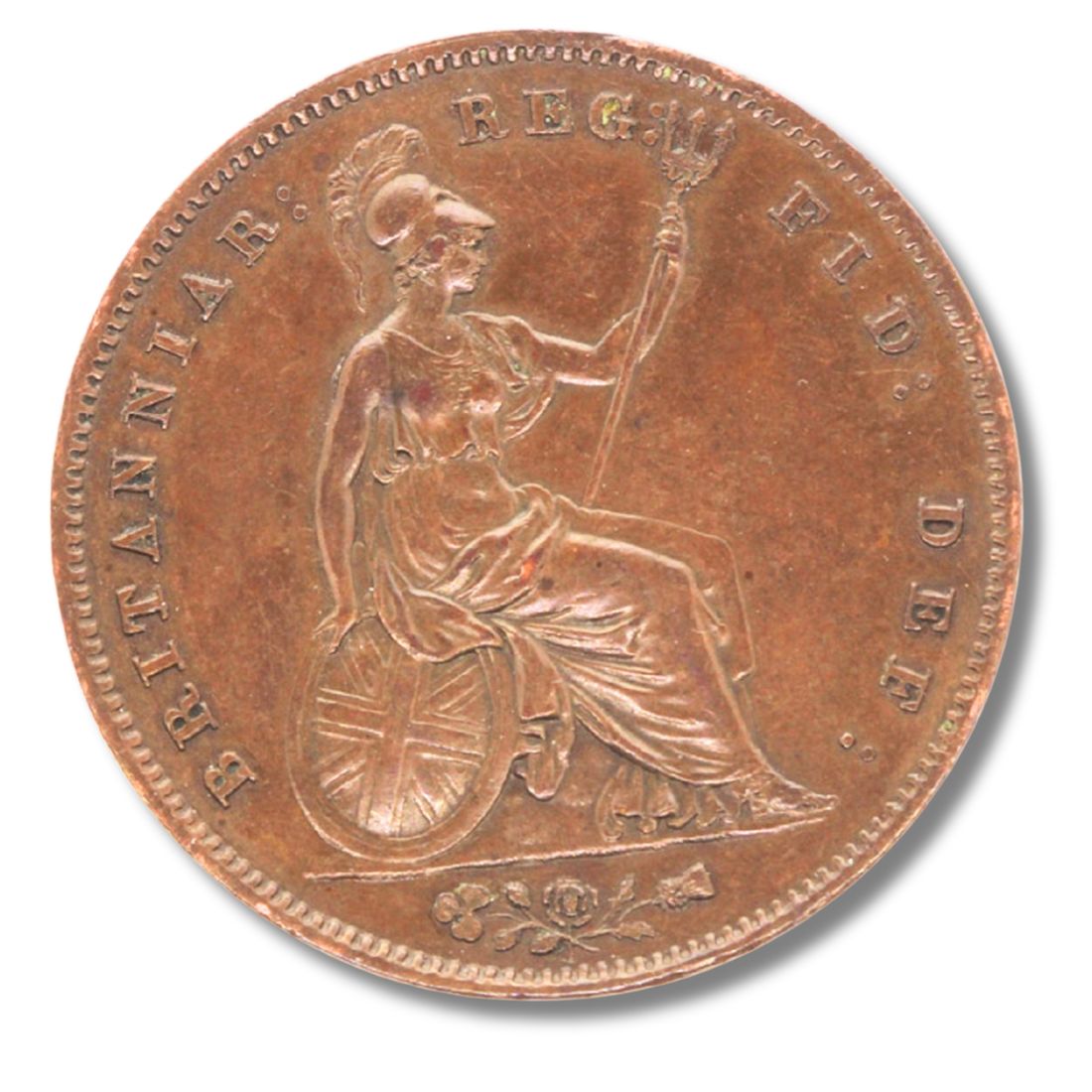 Great Britain Victoria 1858 Penny, virtually Uncirculated