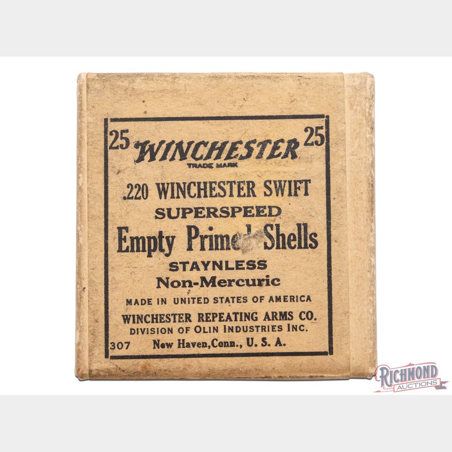 Swifti Shell Winchester .220 Swift Superspeed Empty Primed Shell Two Piece ...