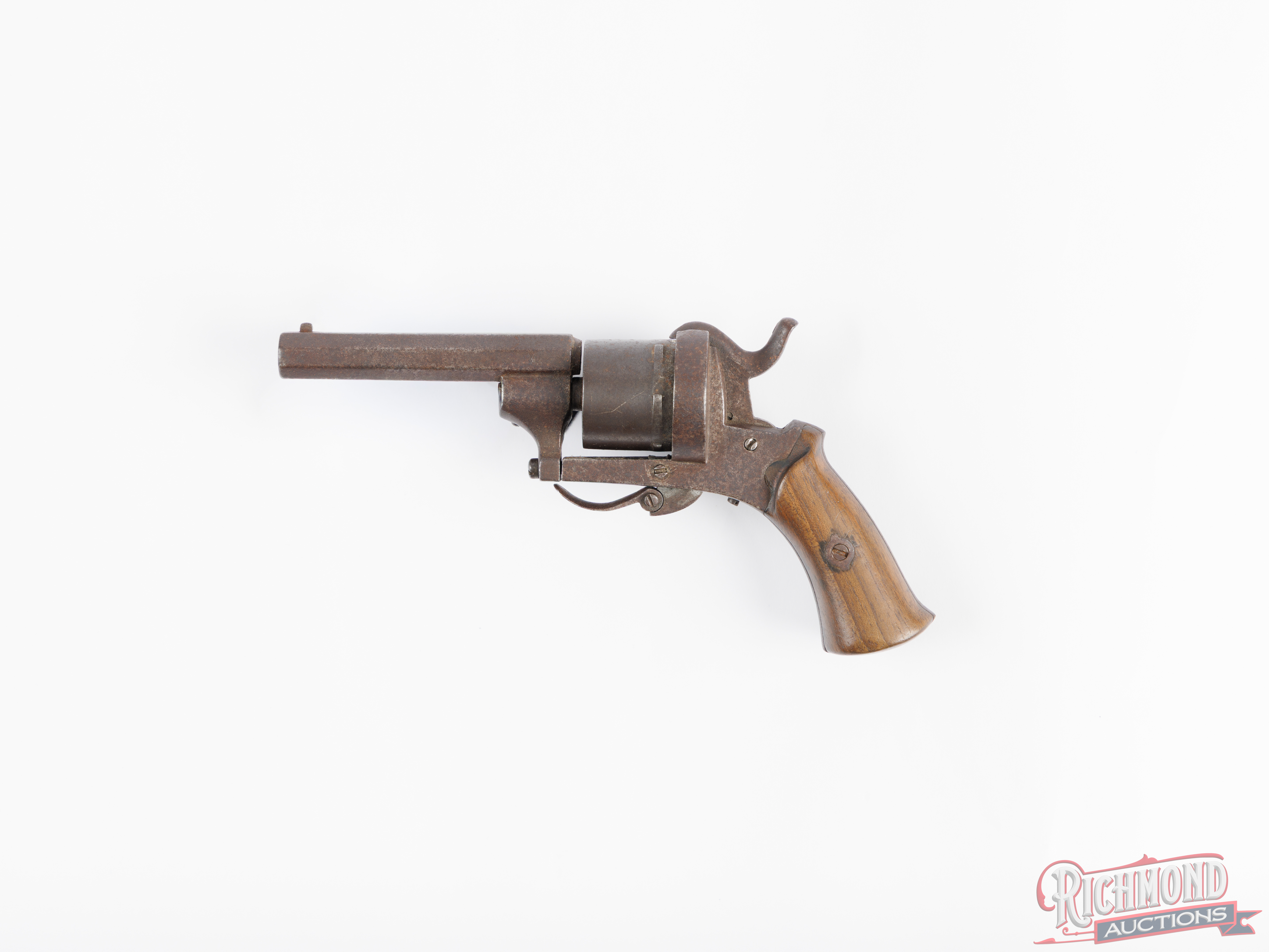 French Six Shot 7m/m Caliber Pinfire Revolver | Richmond Auctions