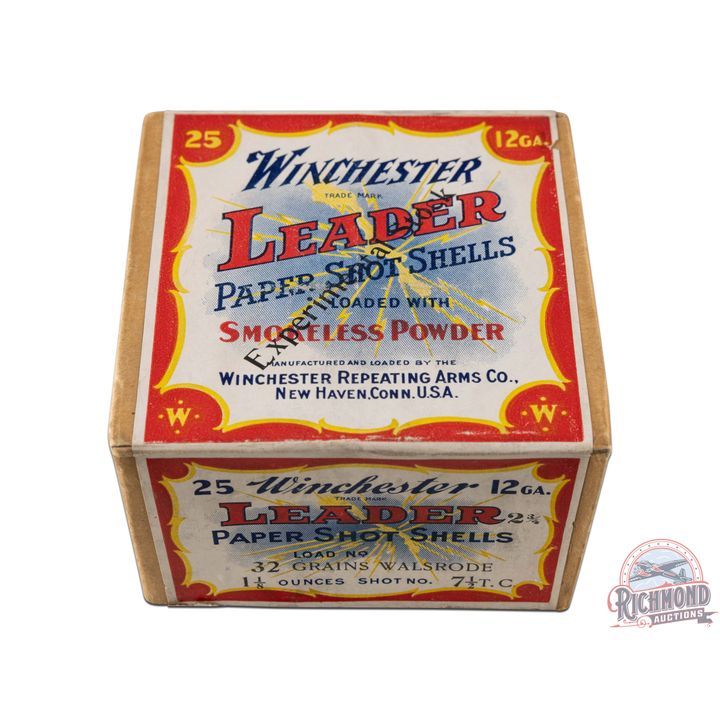 Box Only of Winchester Leader Experimental Stock Shotshells 12 GA