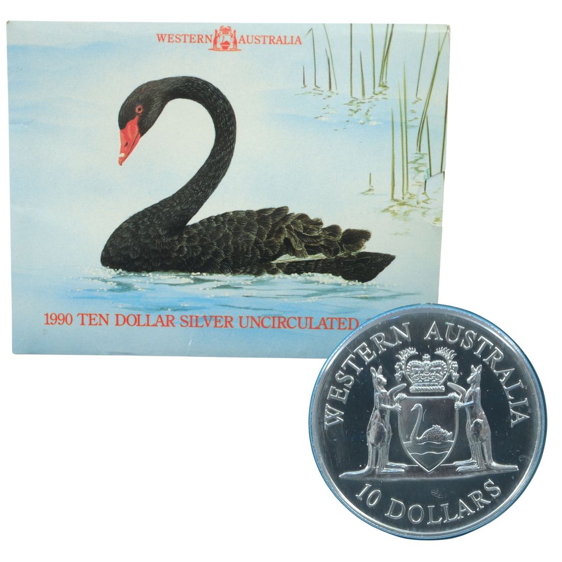 Australia 1990 'Western Australia' $10 Silver (925) Uncirculated