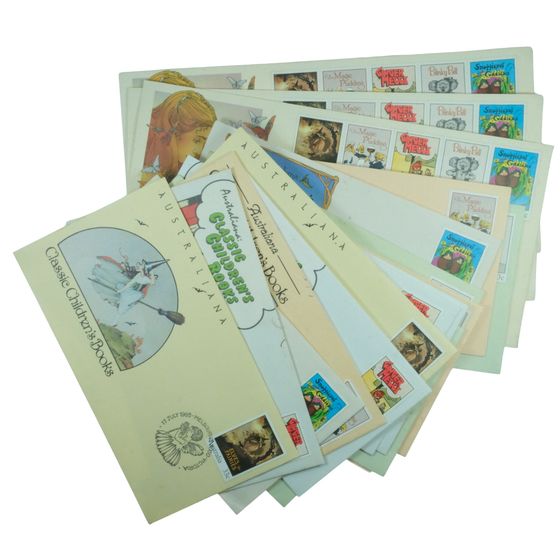 Australia 1985 'Classic Children's Books' First Day Covers Mint (18 items with some duplication)