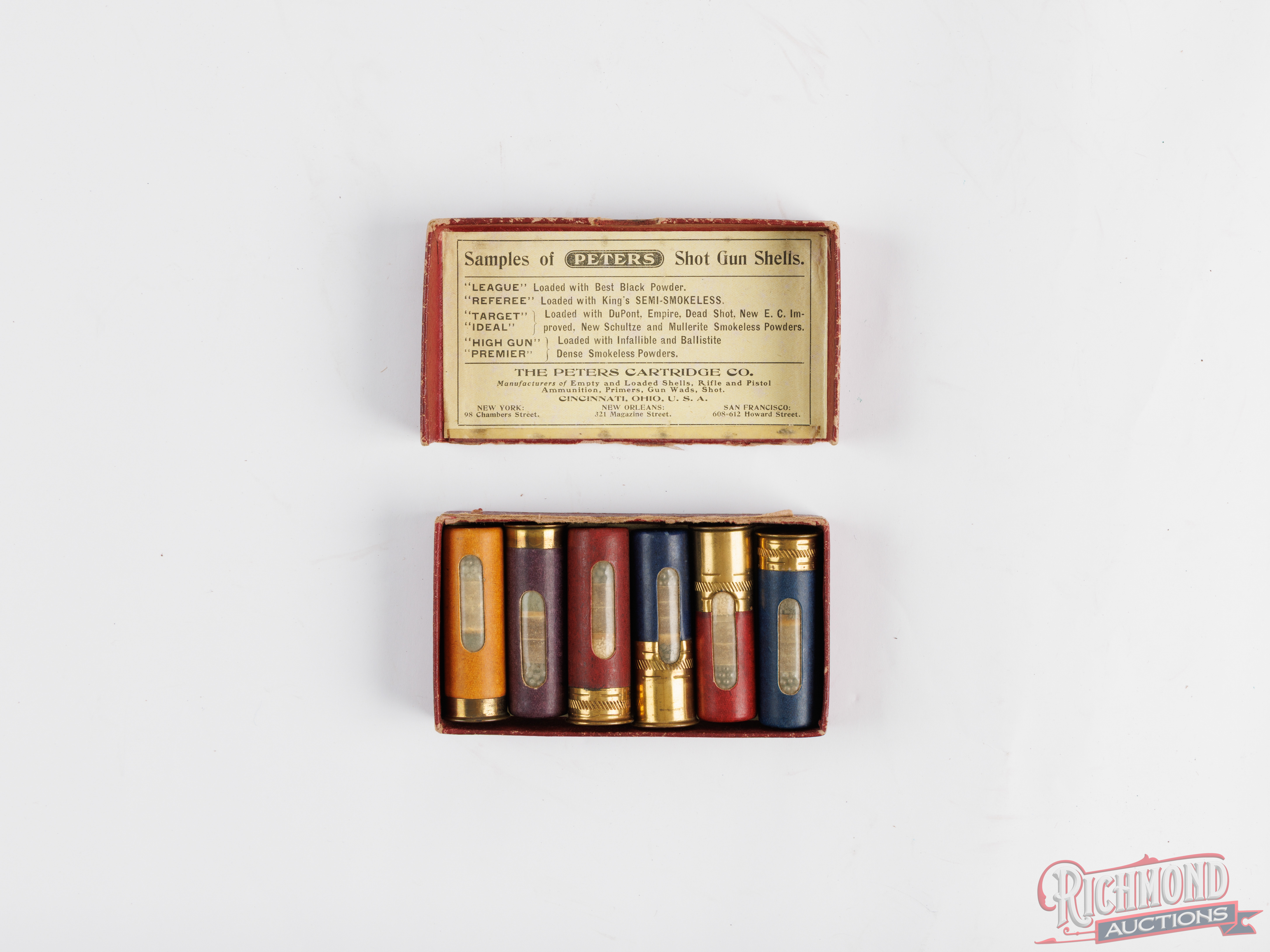 Peters Shotgun Shell Salesman Display Samples In Original Box ...