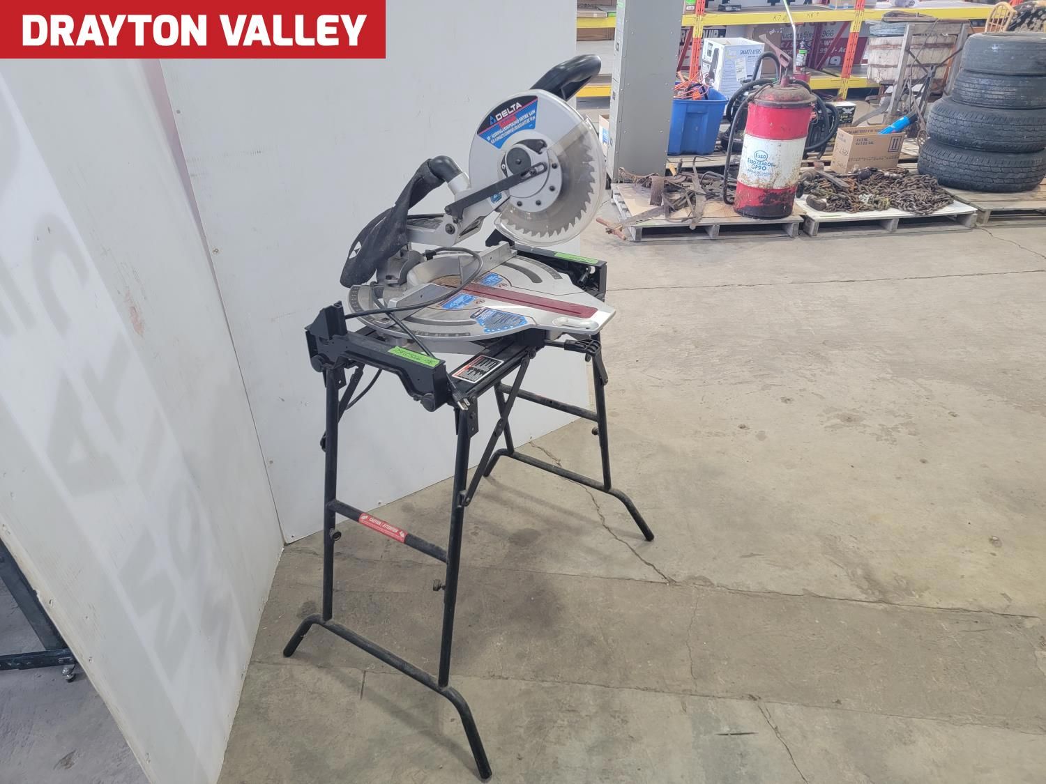 Delta Sidekick 10 Inch Sliding Compound Miter Saw On Stand [25FL05002 ...