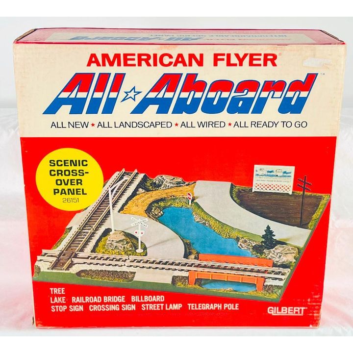 American Flyer Postwar S Gauge #26151 Scenic Crossover Panel
