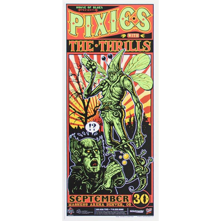 2004 Pixies The Thrills Magness Arena Poster Mint 91