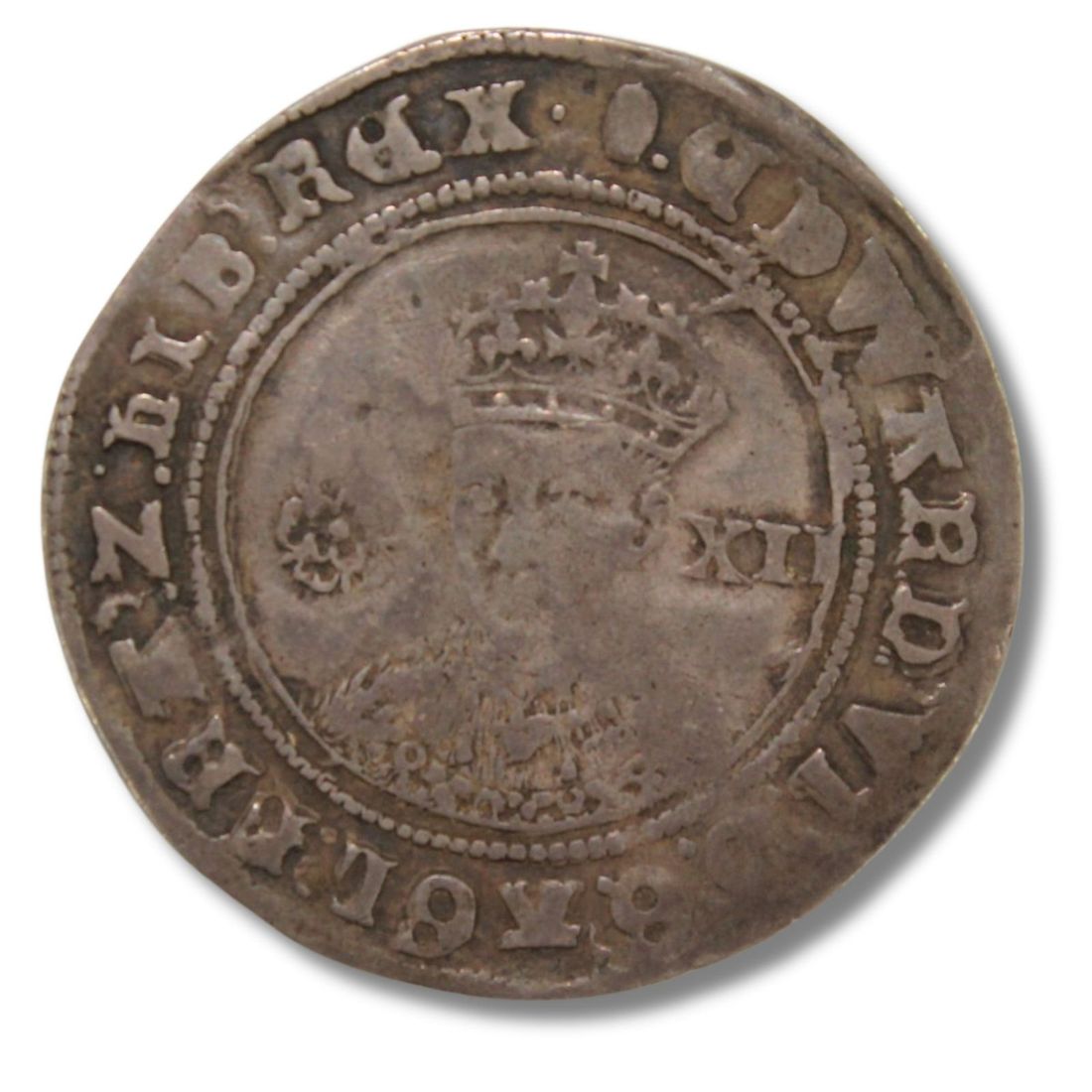 England Edward VI 1553-55 Silver Shilling, good Very Fine