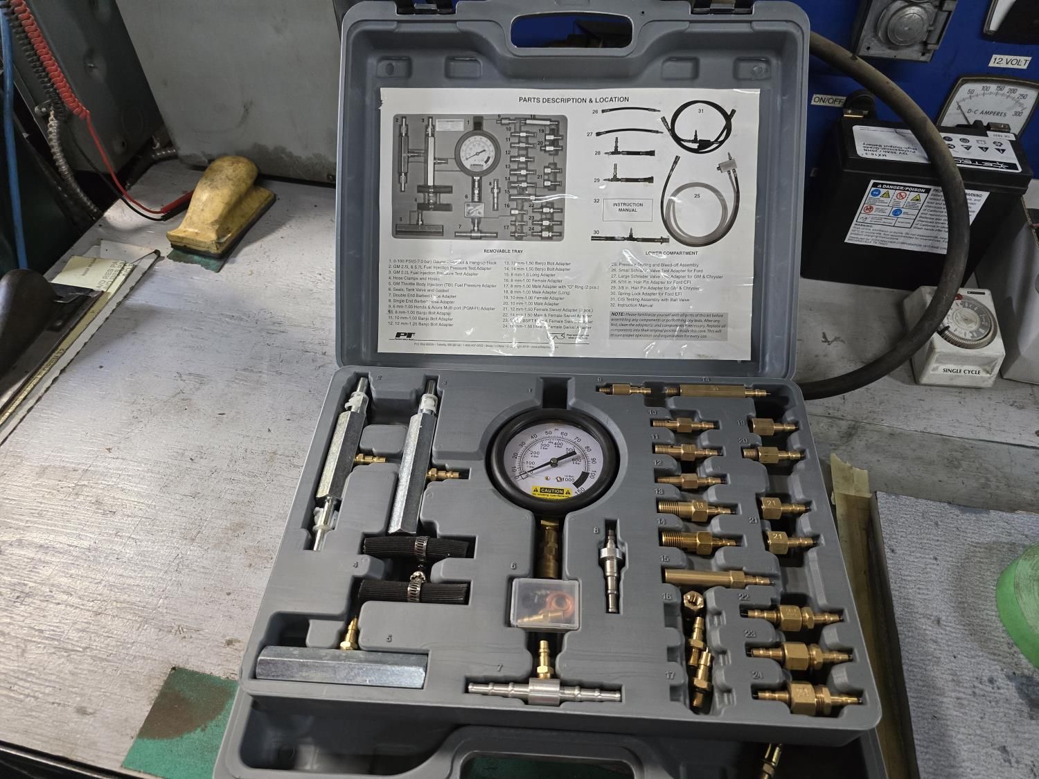 Performance Tool Master Fuel Injection Test Kit [24JH02006-252] | Team ...