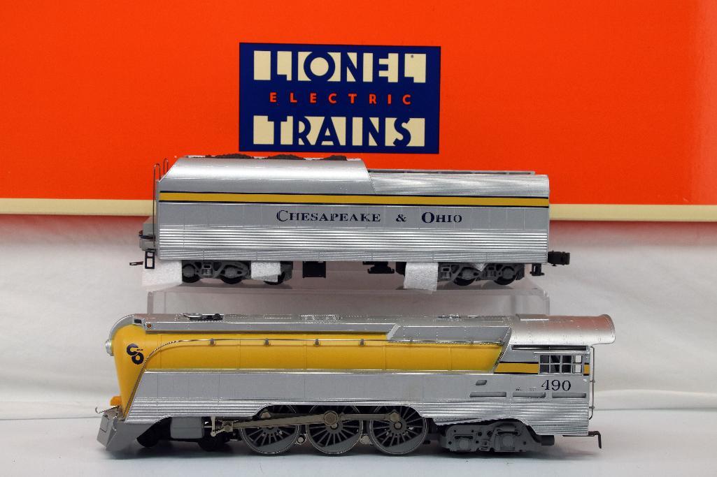 Modern Lionel O Gauge C&O Semi-scale Streamlined Hudson Loco And Tender ...