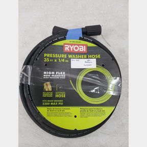 RYOBI 1/4 in. x 35 ft. 3,300 PSI Pressure Washer Replacement Hose