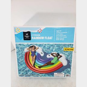 Member’s Mark - 2 Person Inflatable Float - Rainbow