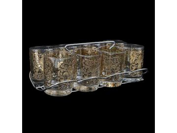 Vintage Barware, Set of Eight Old Fashion Glasses