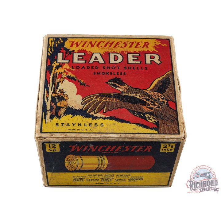 Rare Box Only Winchester Leader Grouse Box 12 GA