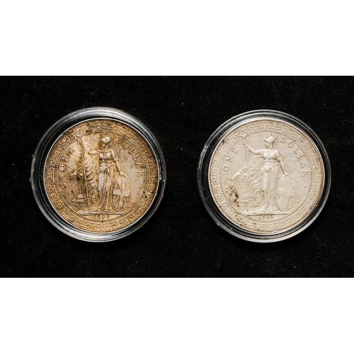 B.T.D 1899-B, 1911-B T$1 VF-XF Total 2pcs