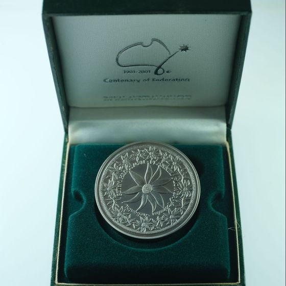 Australia 2001 'Centenary of Federation' Silver (999) Medal