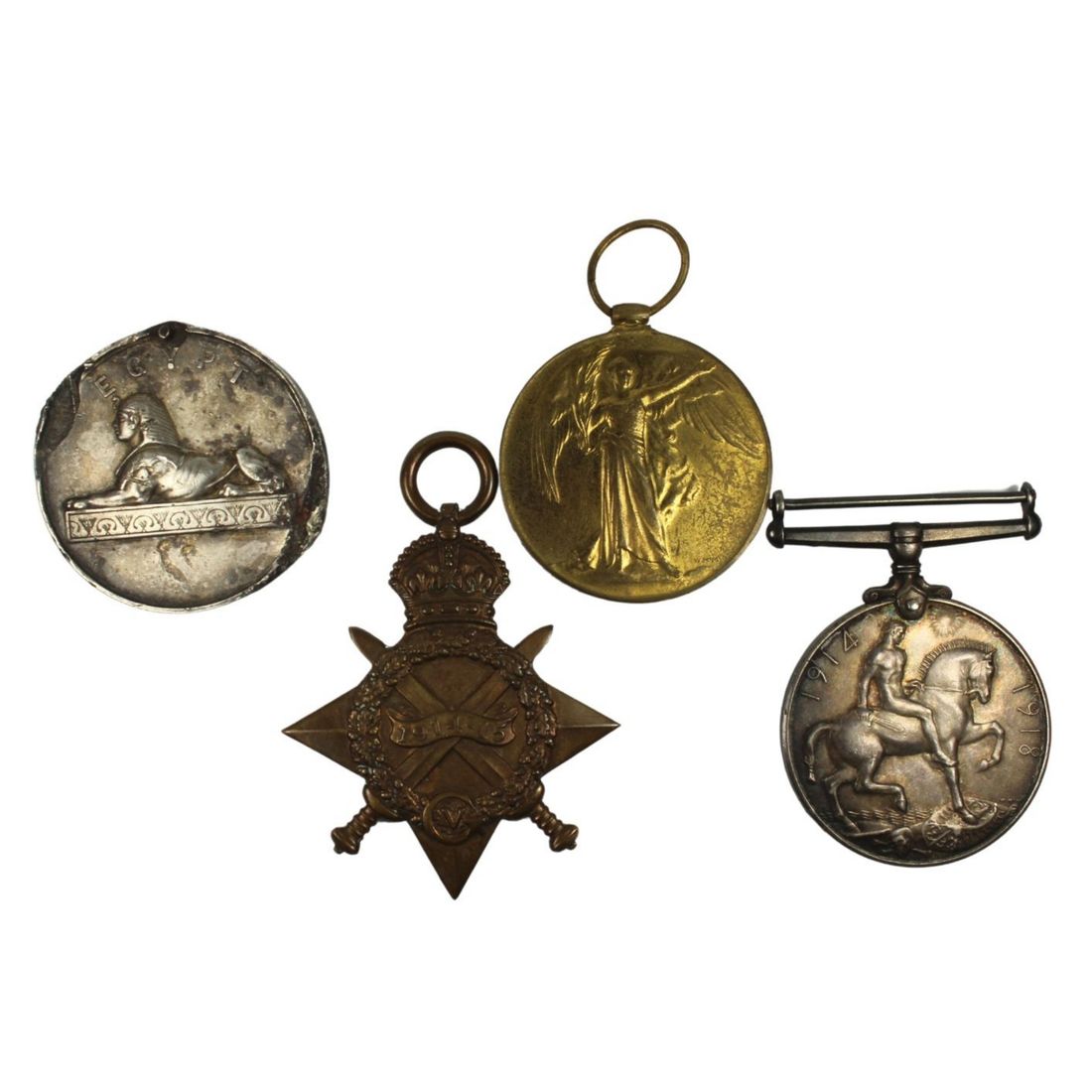 Australia Soudan Campaign Medal & WWI (Gallipoli) Trio to a Father & Son (4 medals)