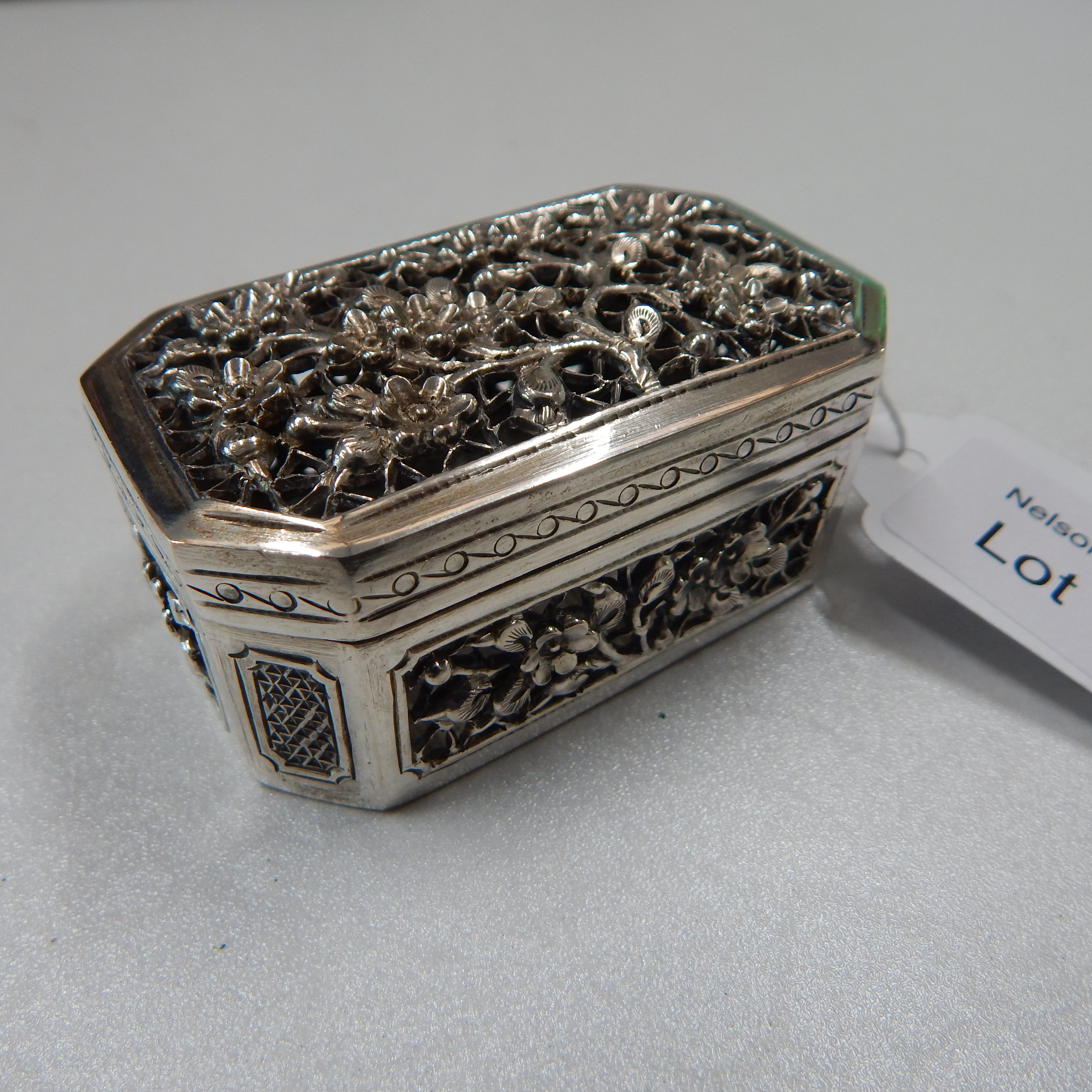 Chinese Silver Cricket Box - 61.80gm — sold at auction in New Zealand for $80