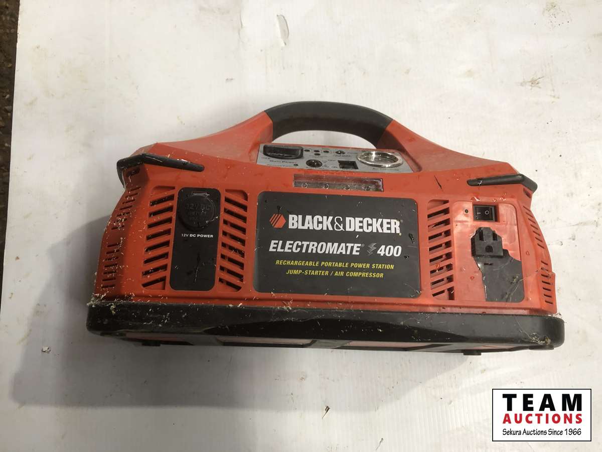 Sold at Auction: Black & Decker Electromate Portable Power Station