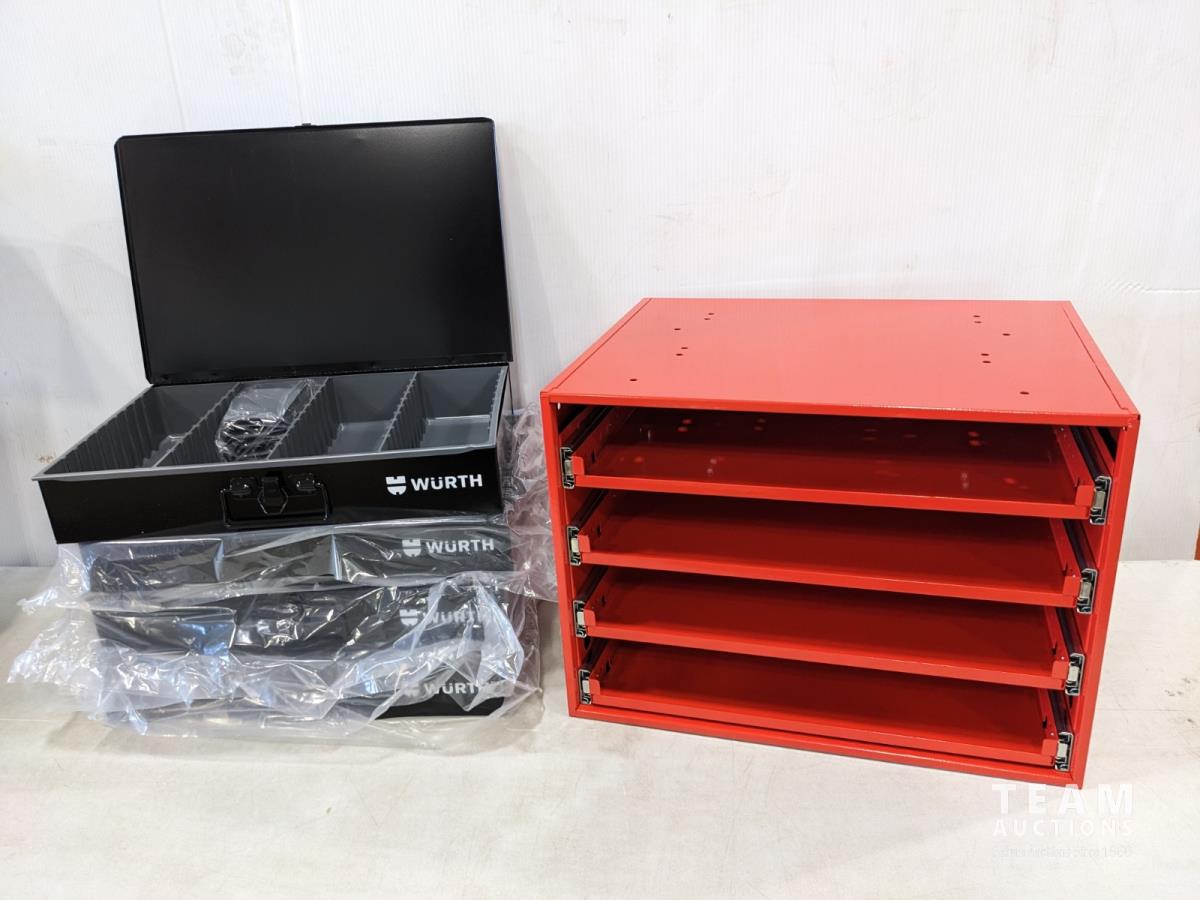 Wurth 4 Drawer Organizer (Unused) [23DE18002-015] | Team Auctions