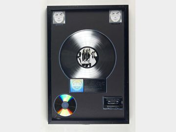 Michael Jackson "Invincible" RIAA Multi-Platinum Sales Award to The Hit Factory Criteria-Miami