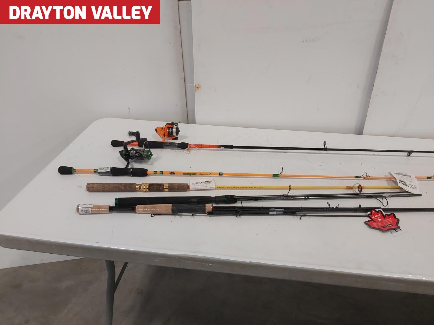 (4) Fishing Rods, Pack-It Expedition Telescopic Rod, Expedition Eagle ...
