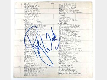 Pink Floyd: Roger Waters In-Person Signed "The Wall" Album Sleeve (BAS)