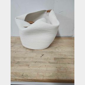 Brightroom™ - Decorative Coiled Rope Basket Cream