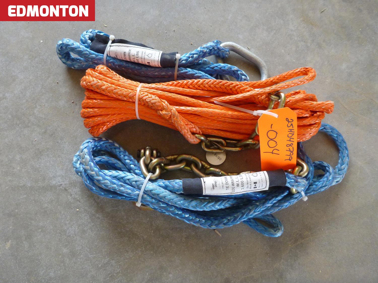 (3) 3,600 lb Tie Down Log Wrappers (Unused) [25HD48799-004] | Team Auctions